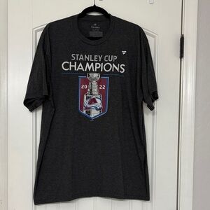 Fanatics Men's Black Stanley Cup Champions Tee